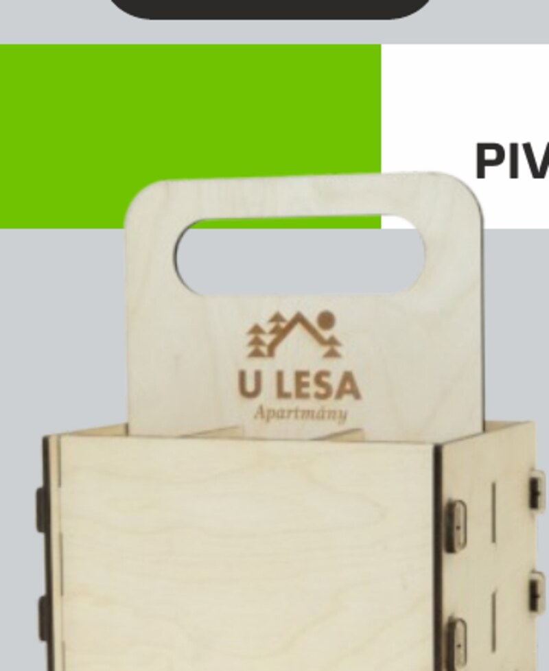 Pivní basa 6 piv s logem